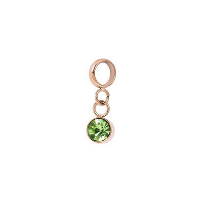 iXXXi connect charm  Stone Green rose  154010-02