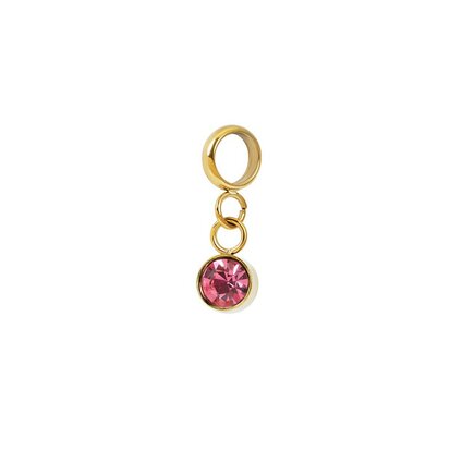 iXXXi connect charm  Stone Pink goud 154013-01