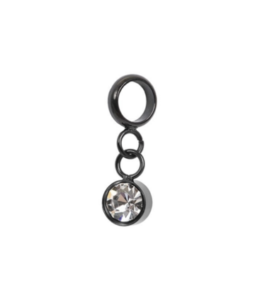 iXXXi connect charm  Stone White Black 154014-05