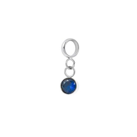 iXXXi connect charm  Stone Blue zilver  154011-03