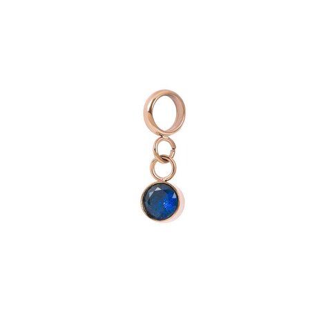 iXXXi connect charm  Stone Blue rose 154011-02