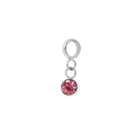 iXXXi connect charm  Stone Pink zilver 154013-03